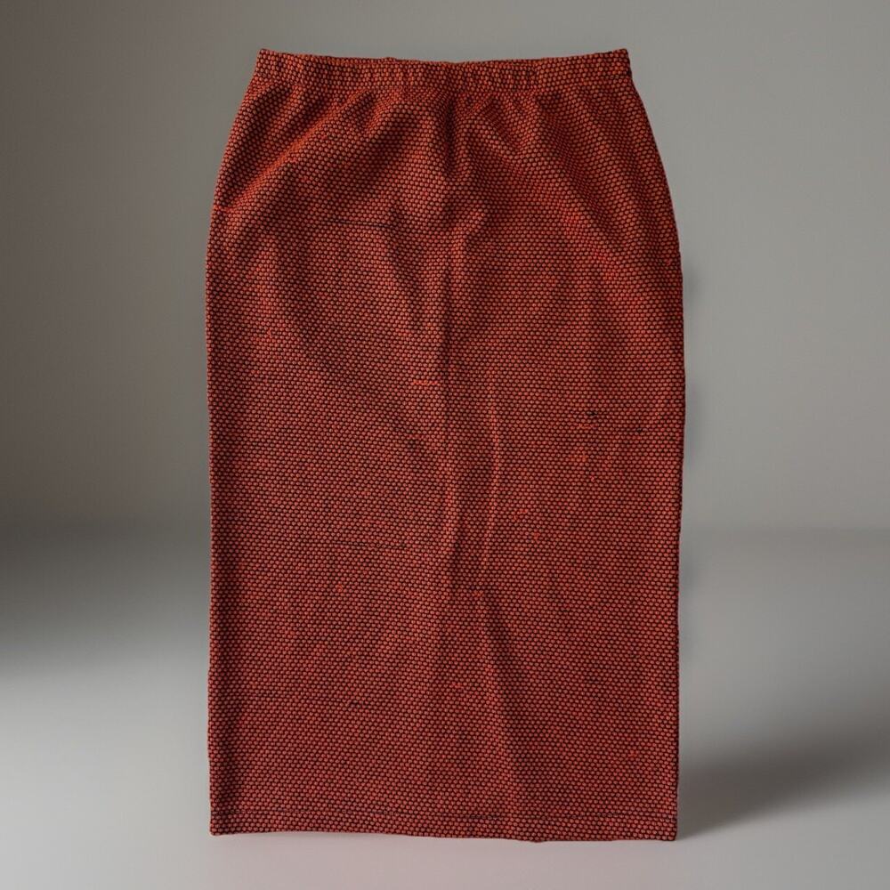 Stussy Maxi Skirt Women's Medium Orange Streetwear Glam Boho New York